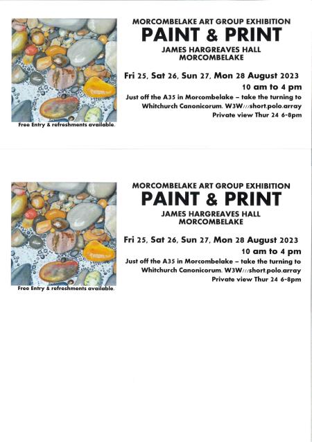 Morcombelake art group exhibition